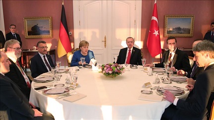 ضیافت شام اردوغان برای مرکل در استانبول ضیافت شام اردوغان برای مرکل در استانبول