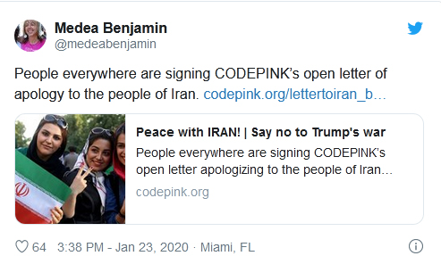 نامه عذرخواهی مردم آمریکا از ایران بابت ترور سردار سلیمانی نامه عذرخواهی مردم آمریکا از ایران بابت ترور سردار سلیمانی