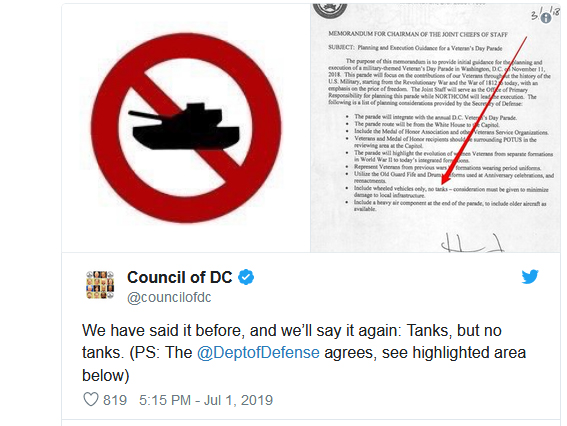 ترامپ: در جشن سالروز استقلال آمریکا تانک هم داریم