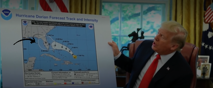 ترامپ: توفان از آلاباما می گذرد/ هواشناسی آمریکا: رد می‌کنیم
