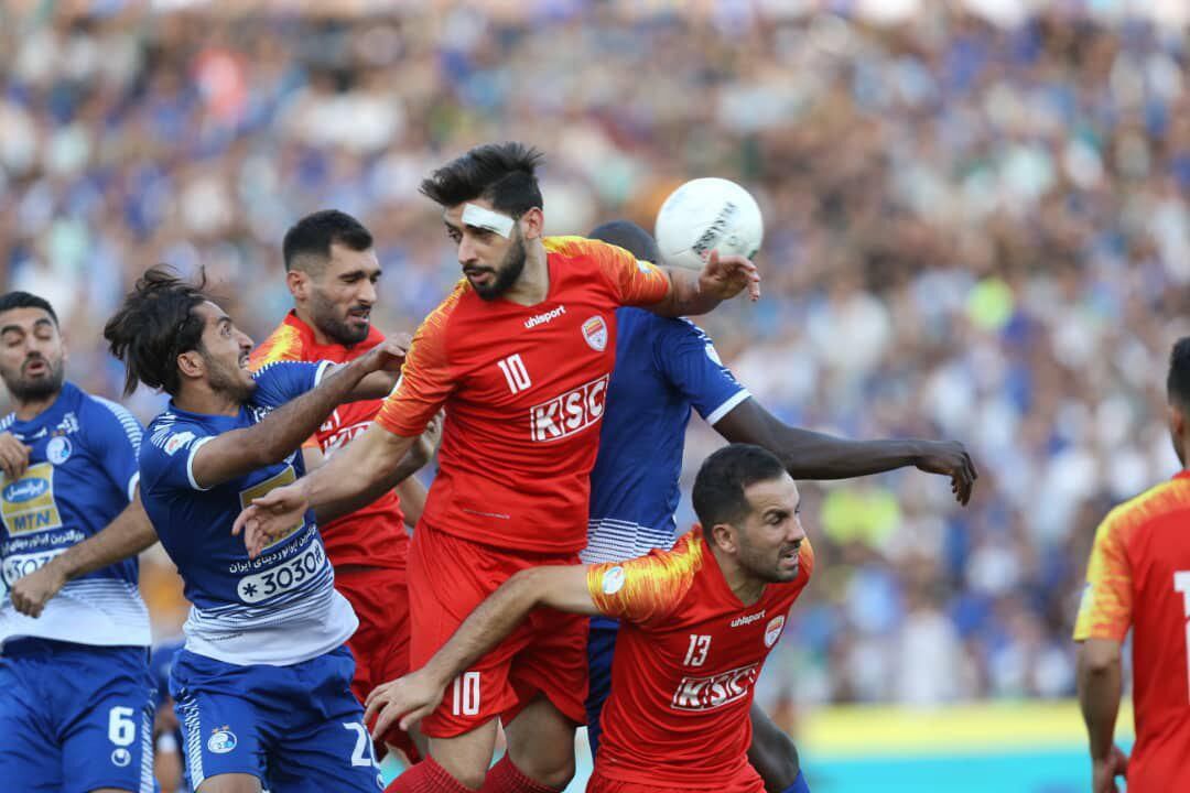 تساوی استقلال و فولاد در نیمه نخست تساوی استقلال و فولاد در نیمه نخست