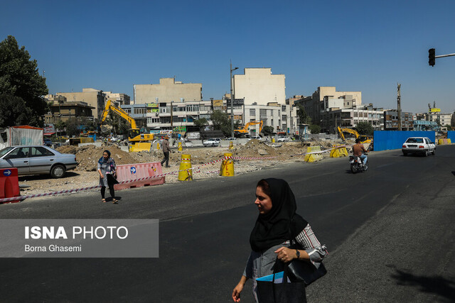 انجام نظرسنجی از اهالی گیشای تهران در خصوص زیرگذر