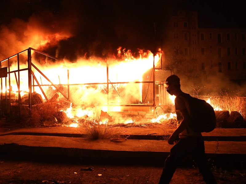 تظاهرات در لبنان/ معترضان: پول غذا نداریم اعتراضات در لبنان