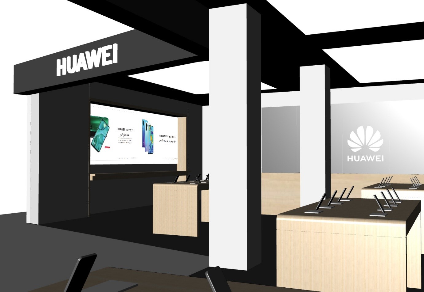 افتتاح برندشاپ‌های جدید هوآوی در بازار موبایل چارسو و بازار موبایل ایران 2