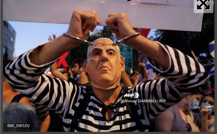 تظاهرات شهروندان اسرائیل علیه نتانیاهو(+عکس)/ نتانیاهو در دادگاه تظاهرات شهروندان اسرائیل