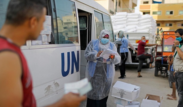 ماسک، راهکار مردم در منطقه شلوغ غزه غزه ماسک دوران کرونایی