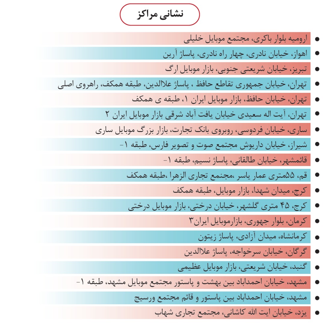 مراکز رایگان ارائه خدمات نرم‌افزاری به مشتریان هوآوی در سراسر کشور