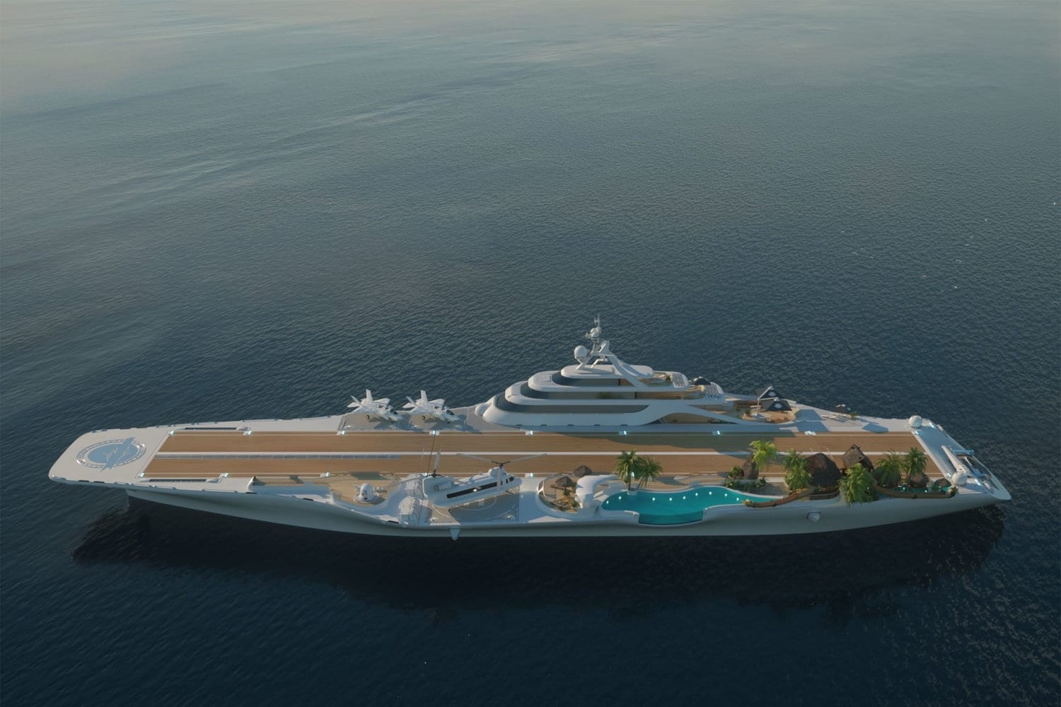 تبدیل یک ناو هواپیمابر به کشتی تفریحی برای نخستین بار در جهان