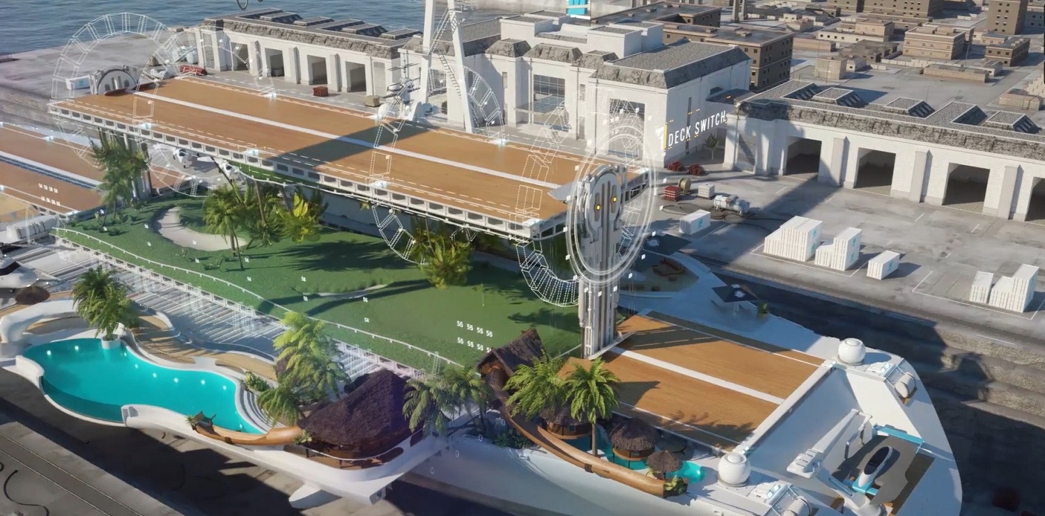 تبدیل یک ناو هواپیمابر به کشتی تفریحی برای نخستین بار در جهان