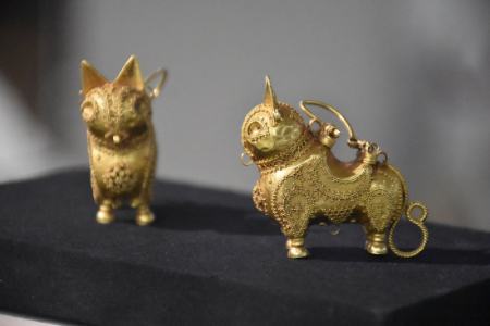 نمایش گوشوارههای شگفتانگیز باستانی در ترکیه (+عکس) نمایش گوشوارههای شگفتانگیز باستانی در ترکیه (+عکس)