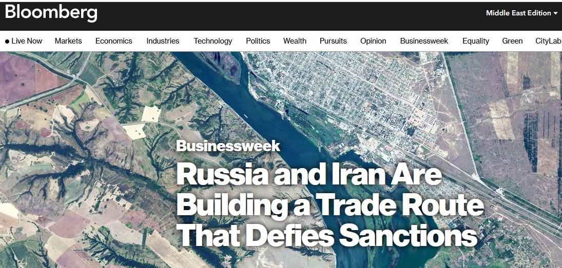 ایران، مسیر جدید عبور کالاهای روسیه / سنت پترزبورگ - چابهار - بمبئی ایران، مسیر جدید عبور کالاهای روسیه / سنت پترزبورگ - چابهار - بمبئی