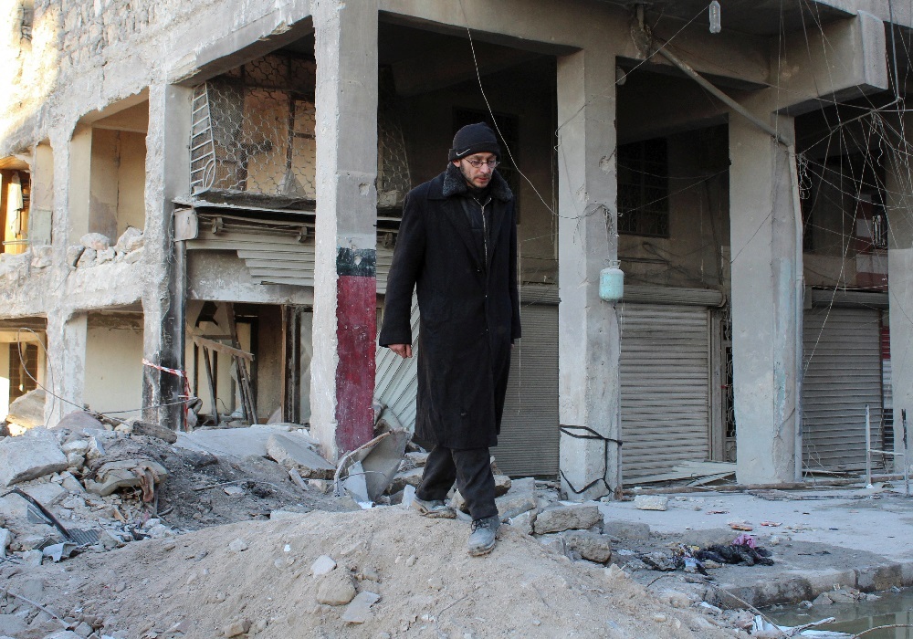 خرابی زلزله در سوریه (عکس)