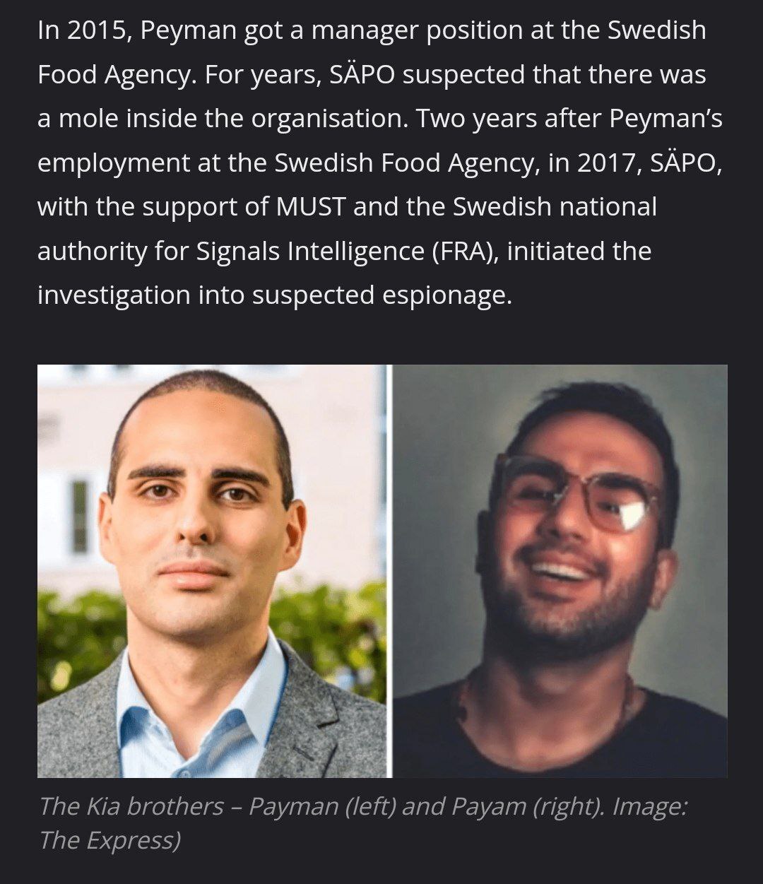 انتشار اشتباه عکس خواننده ایرانی به جای متهم به جاسوسی روسیه انتشار اشتباه عکس خواننده ایرانی به جای متهم به جاسوسی روسیه