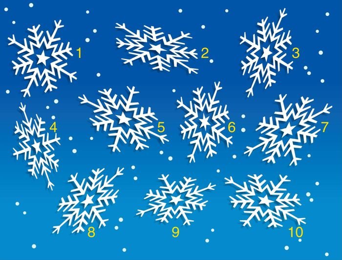 باشگاه مغز | دانه برف متفاوت را پیدا کنید باشگاه مغز | دانه برف متفاوت را پیدا کنید