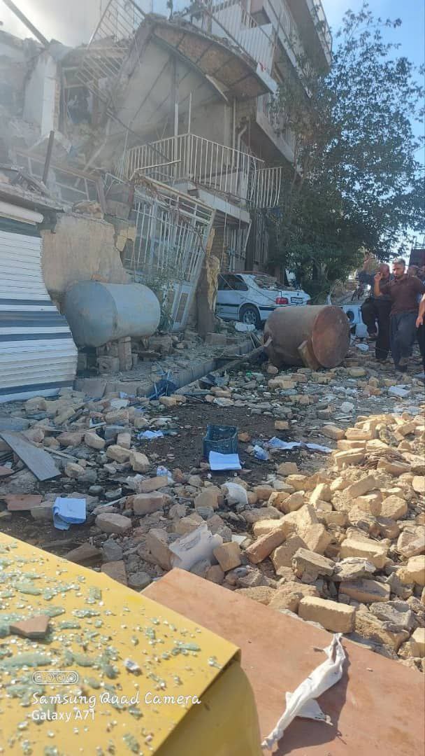 انفجار ساختمان مسکونی در شهر انفجار ساختمان مسکونی در شهر