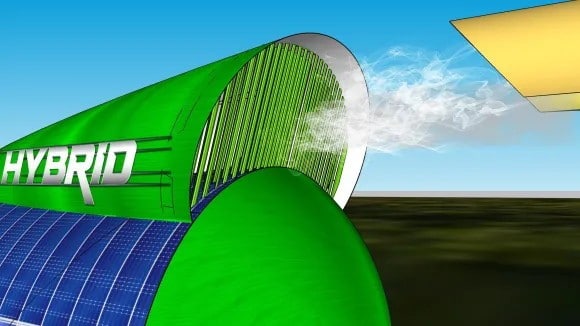 قطار دوستدار محیط زیست می‌تواند با جذب دی‌اکسید کربن هوا را تمیز کند