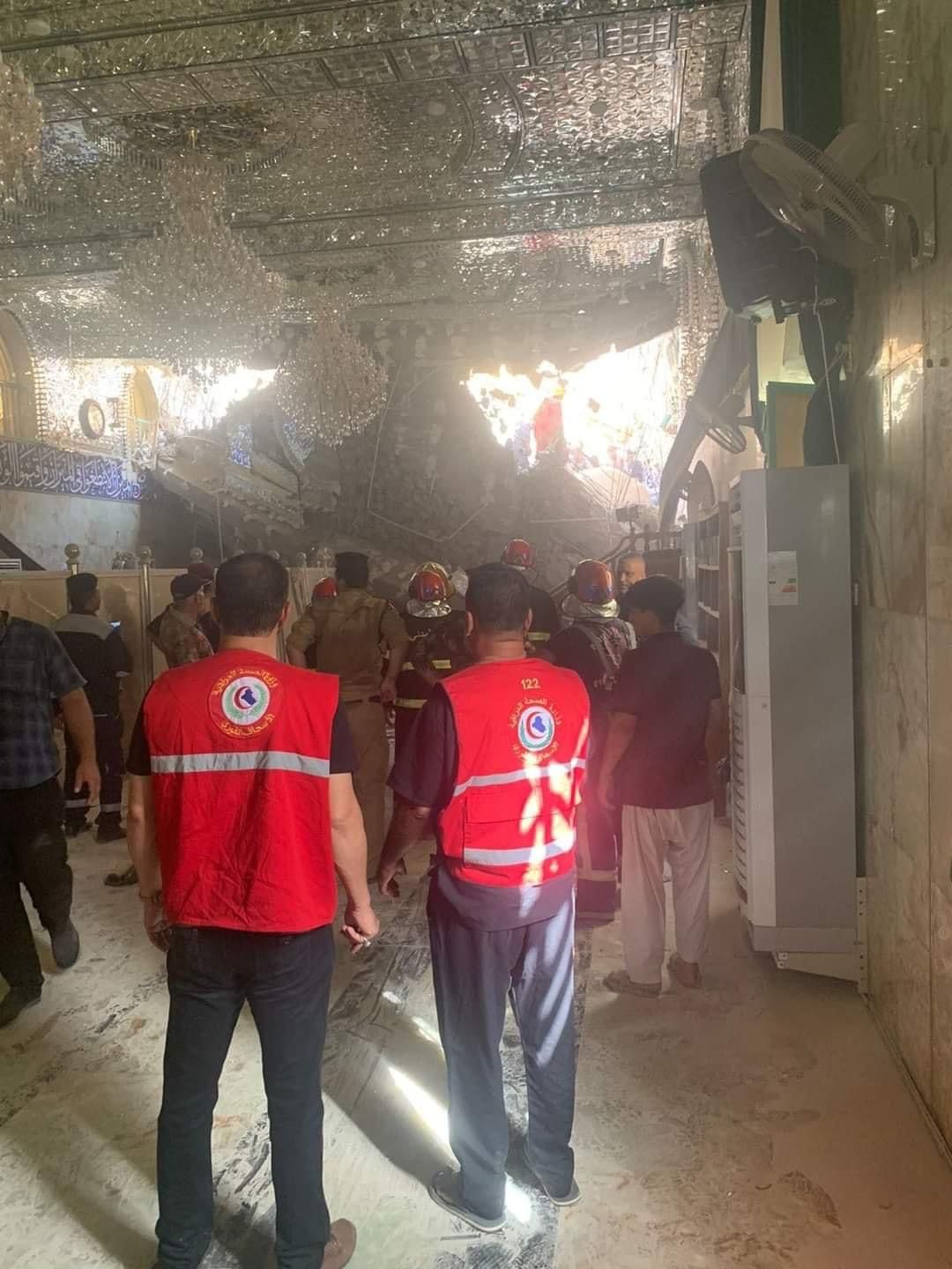 عراق / ریزش تپه روی زیارتگاه عراق / ریزش تپه روی زیارتگاه