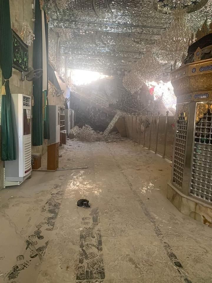 عراق / ریزش تپه روی زیارتگاه عراق / ریزش تپه روی زیارتگاه