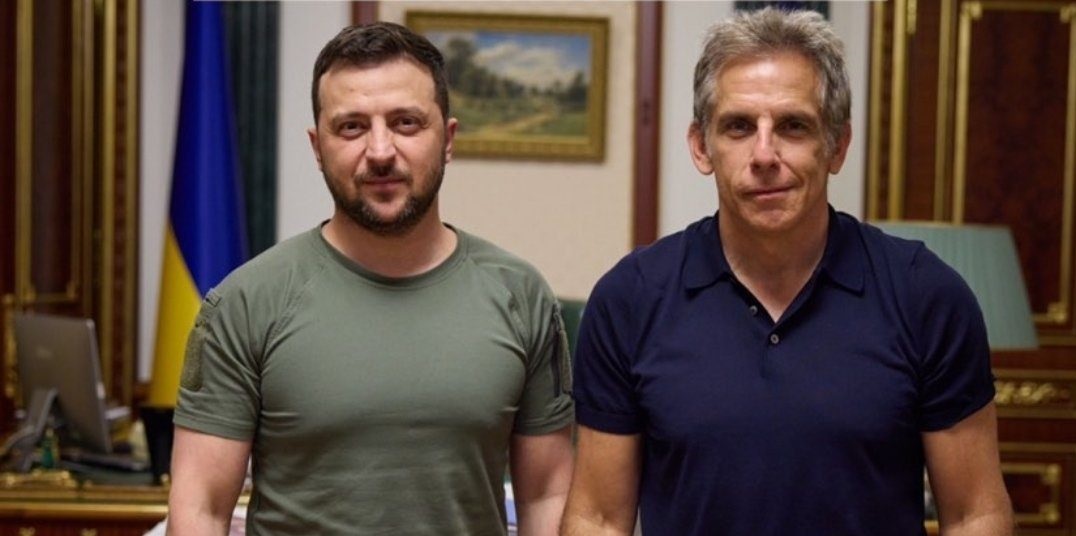 روسیه 2 بازیگر هالیوود را تحریم کرد / شان پن و بن استیلر بن استیلر و لزنسکی