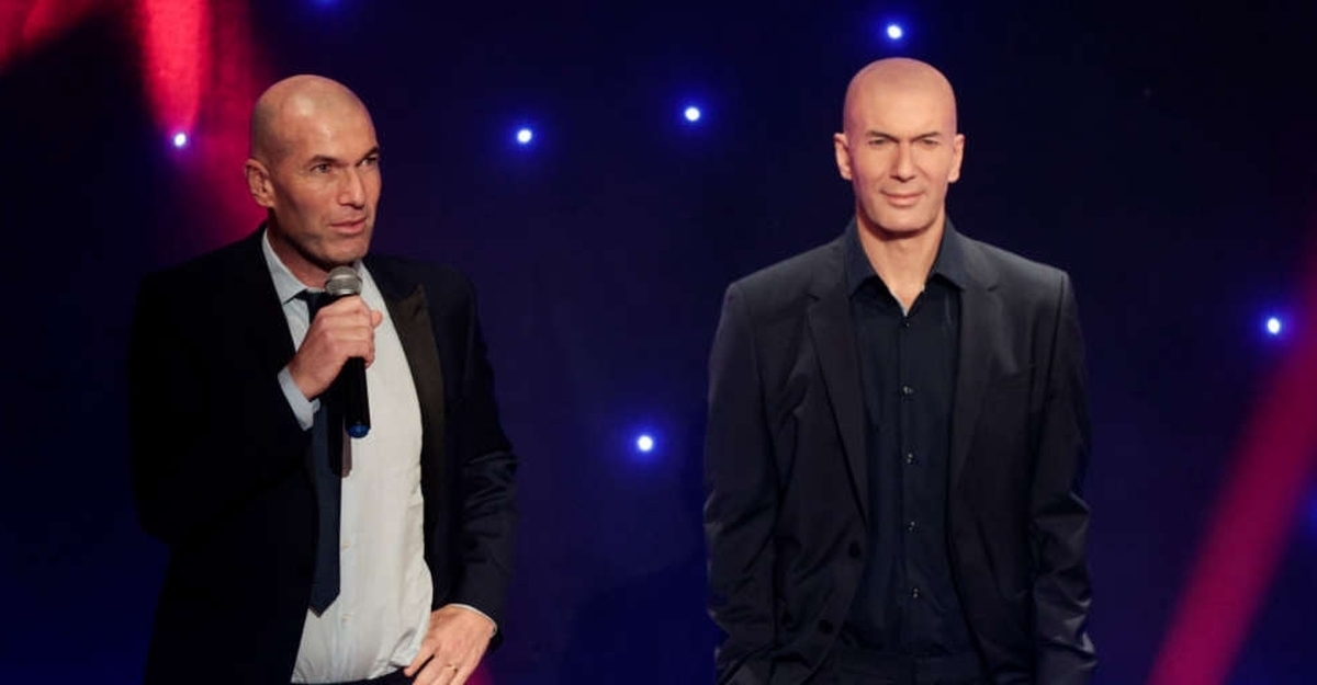 ببینید| زیدان واقعی در کنار زیدان غیرواقعی