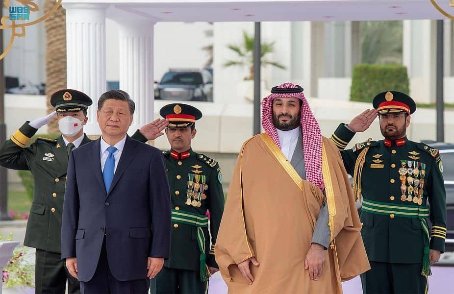 سفر رئیس جمهوری چین به سعودی (+عکس) / امضای توافقنامه شراکت استراتژیک / رئیس جمهور چین: آغاز عصر جدید روابط با سعودی سفر رئیس جمهوری چین به سعودی (+عکس) / امضای توافقنامه شراکت استراتژیک / رئیس جمهور چین: آغاز عصر جدید روابط با سعودی