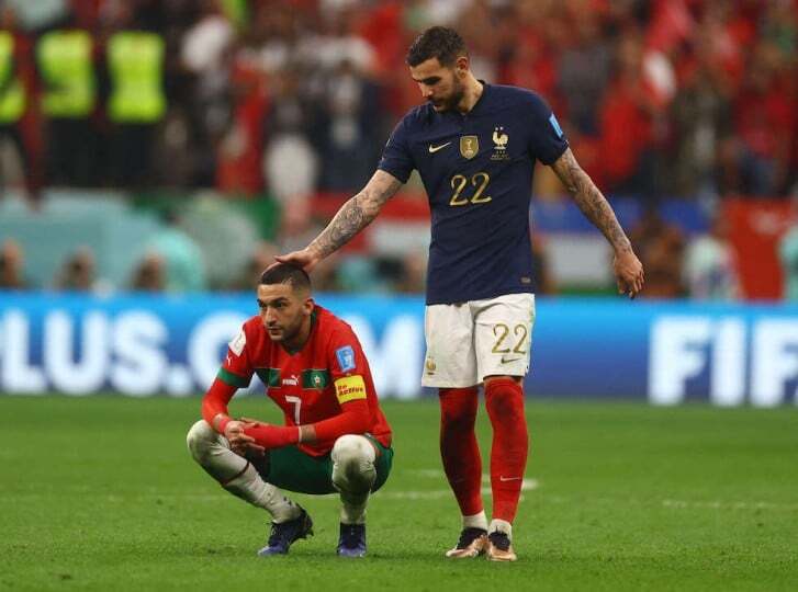 حاشیه بازی فرانسه - مراکش (+عکس) / از شادی مکرون تا دلداری امپایه به اشرف حکیمی حاشیه بازی فرانسه - مراکش (+عکس) / از شادی مکرون تا دلداری امپایه به اشرف حکیمی