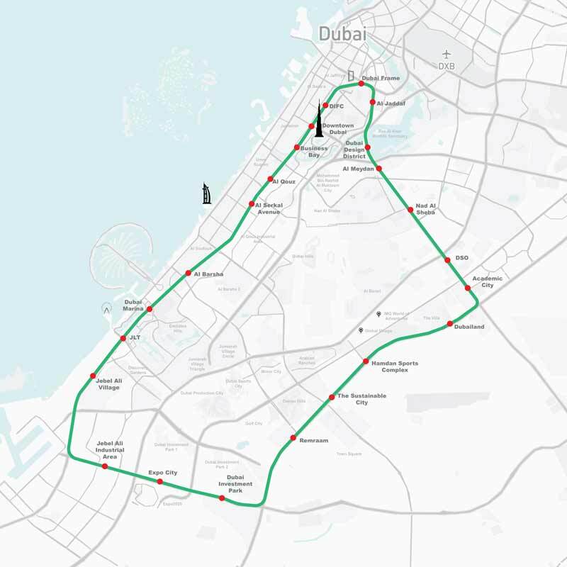 لوپ؛ بزرگراه شهری هوشمند و پایدار در دبی که 100 درصد از انرژی تجدیدپذیر نیرو می گیرد لوپ؛ بزرگراه شهری هوشمند و پایدار در دبی که 100 درصد از انرژی تجدیدپذیر نیرو می گیرد