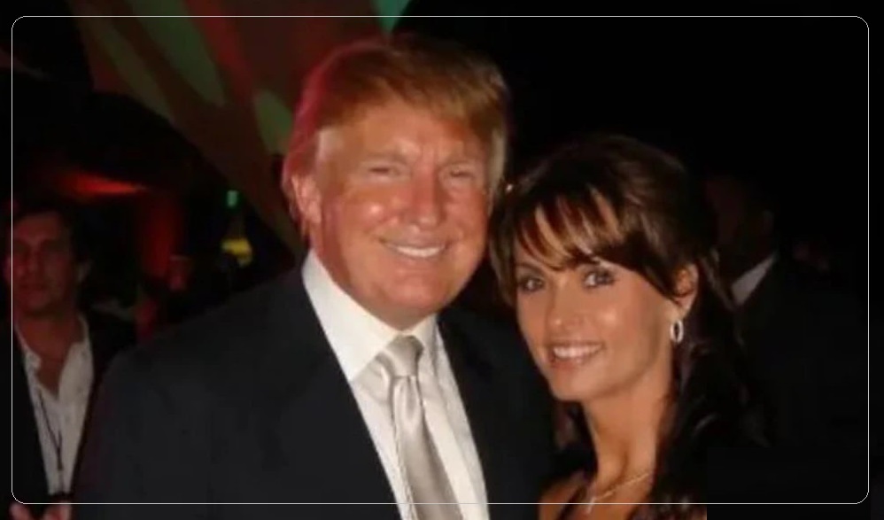 کارن مک دوگال با دونالد ترامپ