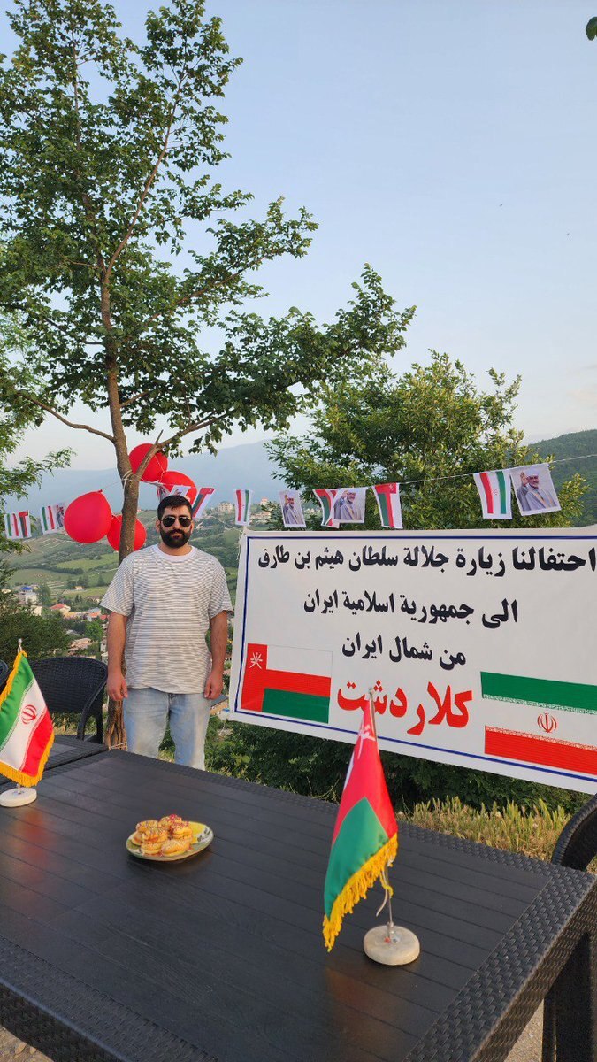 استقبال مردم کلاردشت از سفر سلطان عمان (عکس)