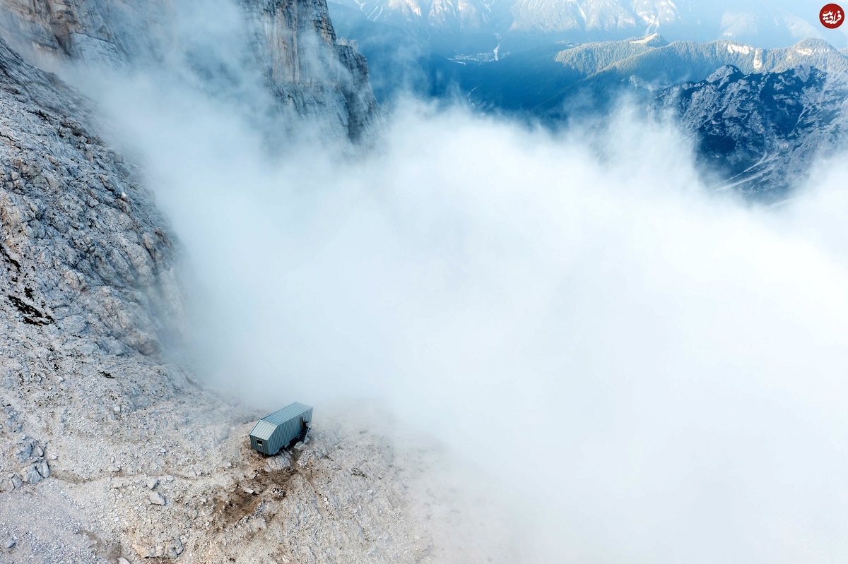 نفس گیرترین و دلهرهآورترین کلبۀ کوهستانی جهان در ایتالیا (+عکس) نفس گیرترین و دلهرهآورترین کلبۀ کوهستانی جهان در ایتالیا (+عکس)