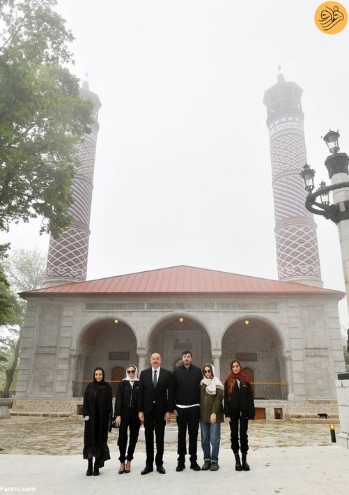 حجاب همسر و دختران رئیس جمهور آذربایجان (عکس)