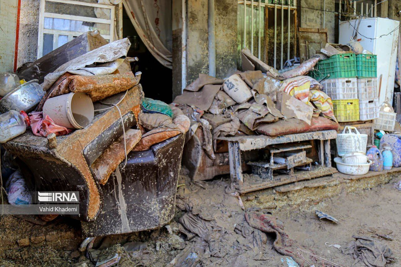 خسارت سیل در روستای استاد خراسان شمالی (عکس)