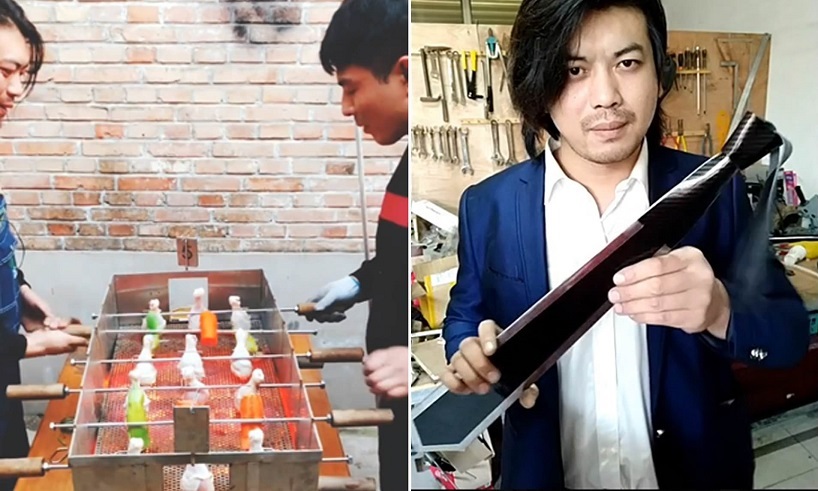 ساخت ربات امنیتی از ضایعات فلزی ساخت ربات امنیتی از ضایعات فلزی