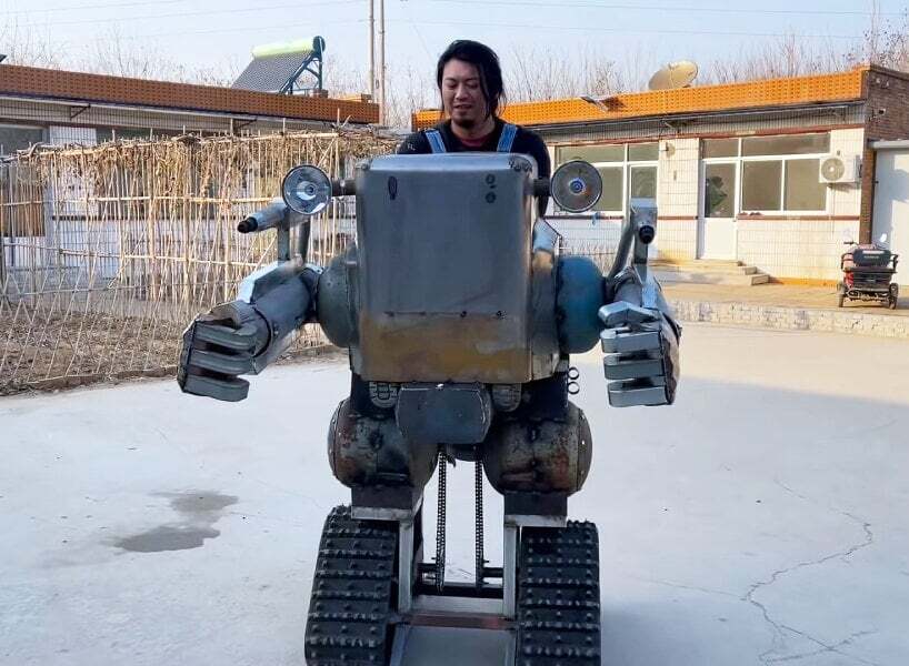 ساخت ربات امنیتی از ضایعات فلزی ساخت ربات امنیتی از ضایعات فلزی